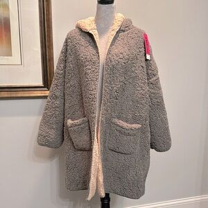 I Believe oversized warm and cozy jacket or sweater S/M NWT